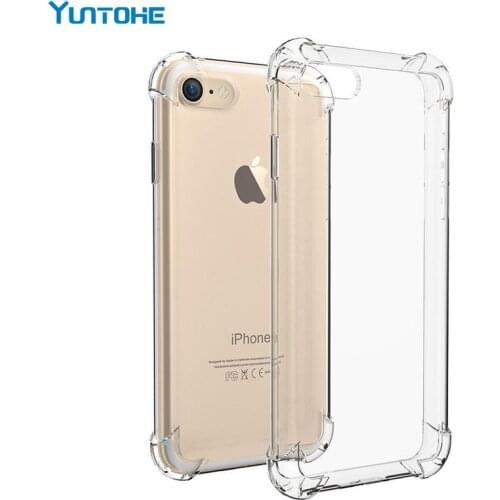 Luxury Shockproof Silicone Phone Case For iPhone 12 11 Pro X XS Max XR 6 6S 7 8 Plus 5 5S 4 Transparent Back Cover 100pcs