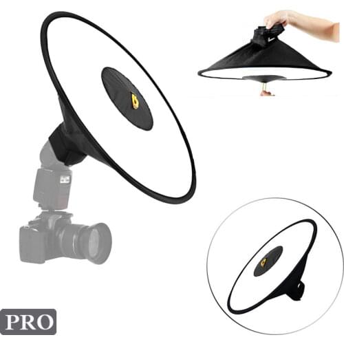 Universal 44CM Round Flash Soft Box Photo Studio Diffuser Speedlite Softbox for DSLR Camera Photography Accessories Prop Kits