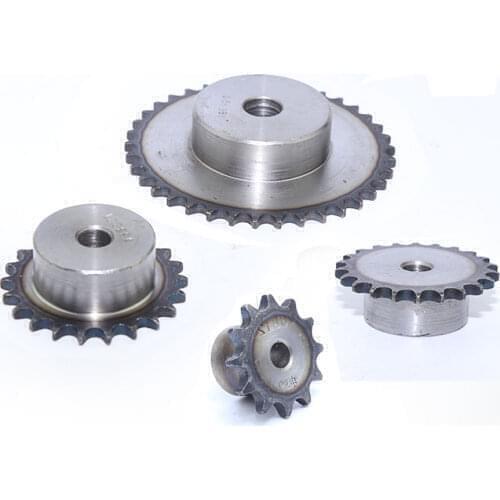 Hight Quality Chain Wheel 08B Standard Steel Single Roller Chain Sprocket Wheel With 10-19 Teeth Gear