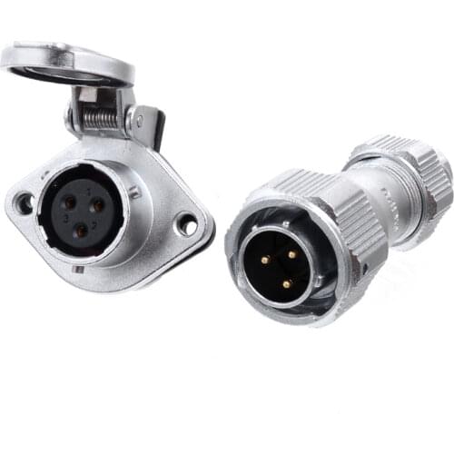 WEIPU WY16 TE+ZG M16 2 3 4 5 7 9 10 Pin Aviation Connector Wire Panel Circular Male Plug Female Socket lighting Screen Adapter