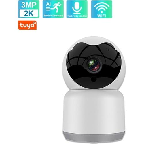 Wifi IP Camera 3MP 2K Ultra HD Wireless Home Security Camera Night Vision 2-way Audio AI Smart Motion Detection Surveillance Cam
