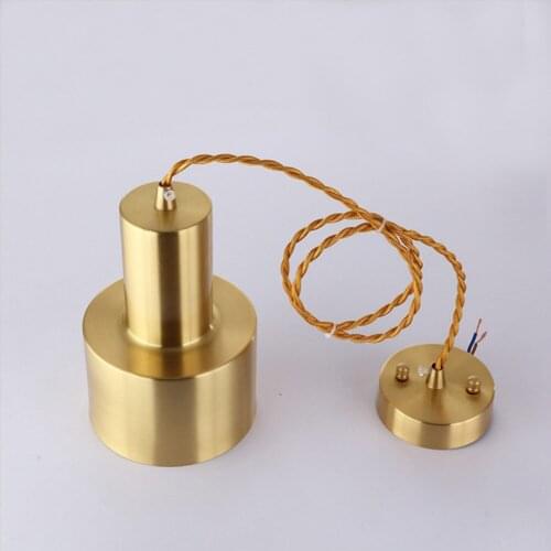Gold bronze pendant light postmodern minimalist lamp light pendant lamps antique lamp lights metal cord pendant lighting