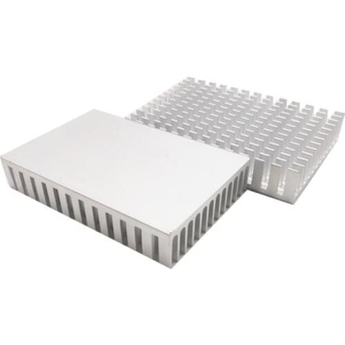 1pcs Aluminum profile heat sink groove 60*40*11MM silver heatsink electronic chip radiator phone heat conductive Aluminum block