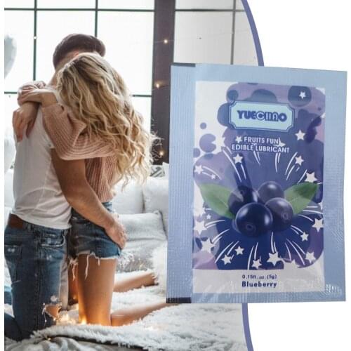 10Pcs 5ML Fruit Flavor Lubricant Water Based Vaginal Anal Adult Sex Supplies