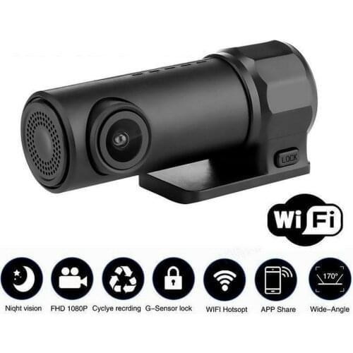 Car Driving Recorder 1080P HD Car DVR Camera Dash Cam Mini WIFI Video Recorder Night Vision Parking Monitor Car Auto Accessories