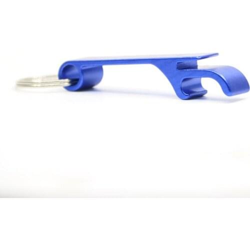 Free Laser Logo key chain metal aluminum alloy keychain ring beer Can bottle opener Openers Tool LX6338