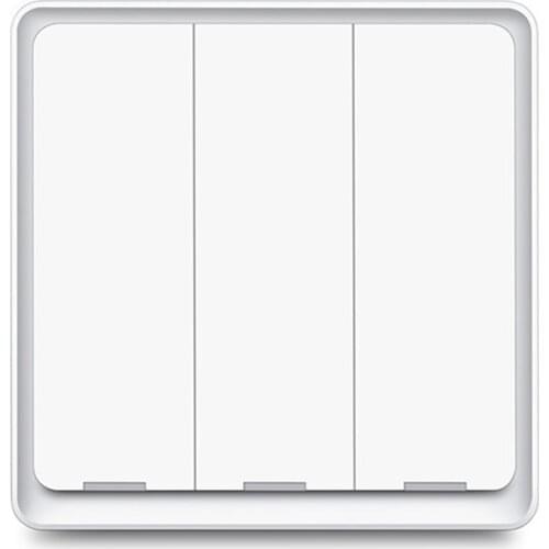 Zigbee Wireless Light Switch Smart Wifi Switch Wall Wireless Button Battery Powered 3 Buttons For Home Kitchen