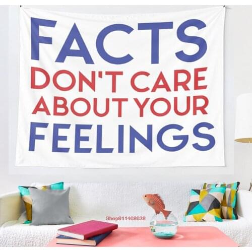 Ben Shapiro FACTS don t care about your FEELINGS tapestry Blanket Tapestry Bedroom Bedspread Decoration