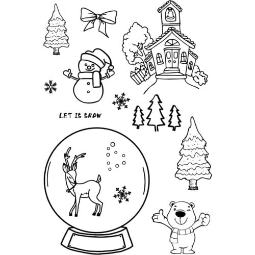 Hot sale Easter wishing Transparent Clear Stamps / Silicone Seals Roller Stamp for DIY scrapbooking photo album/Card Making