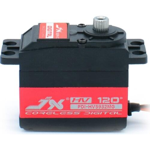 JX PDI-HV5932MG 30KG Large Torque 180 degree Steering Digital High Voltage Digital Servo with High Torque for RC Car Boat Robot