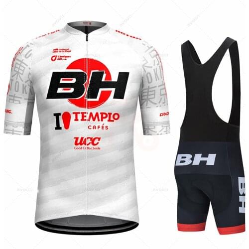 BH TEAM UCC TOKYO Bicycle Team Short Sleeve Maillot Ciclismo Cycling Jersey Kits Summer breathable Cycling Clothing Sets