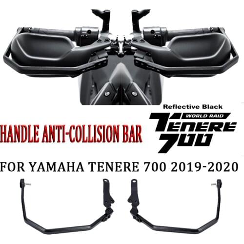 Handle Crash Bar Protectors kit For Yamaha Tenere 700 2019-2020 Motorcycle Accessories cnc aluminum black Hand Guard Protector