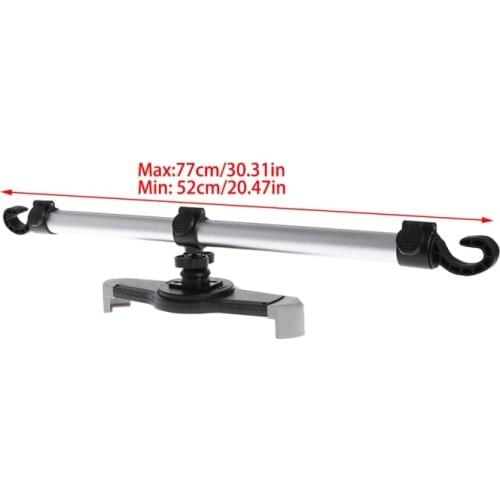 LX9A Universal Aluminum Alloy Car Back Seat Mount Stand Holder For Tablet 7"-11"