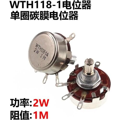 New WTH118-1A 2W 1M WTH118 Potentiometer