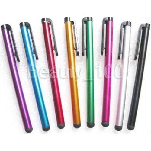 Wholesale 5000pcs/lot Universal Capacitive Touch Pen Stylus Screen pen For Iphone Ipad Ipod Tablet PC Samsung