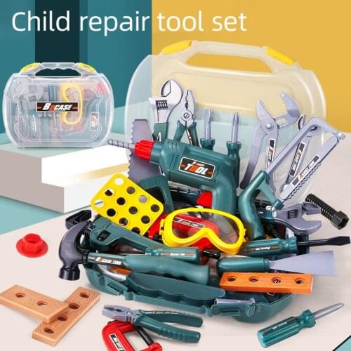 Plastic Children Simulation Repair Tool Set Pretend Play Toys Early Learning Education toys Creative Toy For Boys Birthday Gift