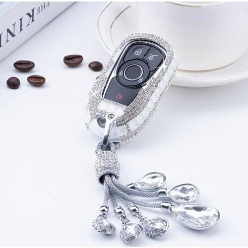 Luxury Diamond Crystal Car Remote Key Case Cover For Buick OPEL Astra ENCORE ENVISION NEW LACROSSE Car Styling Shell Accessories