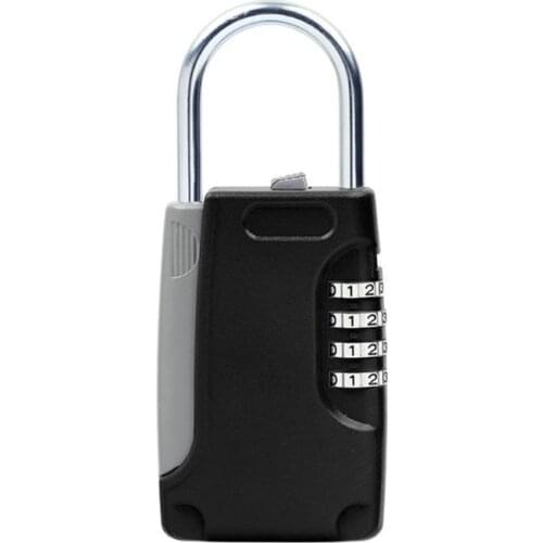 Hidden Key Safe Box Password Combination Lock Key Holder Anti-theft Mini Metal Secret Box for Home Villa Office