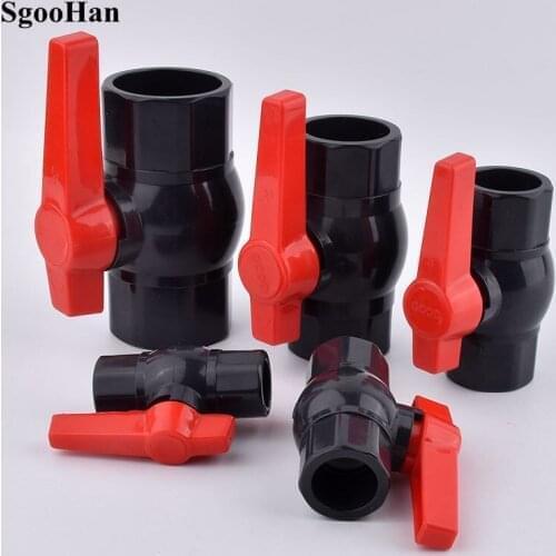I.D 20mm-110mm UPVC side Handle Thicken Simple Ball valve Water Pipe Connector Garden irrigation Controller Valve