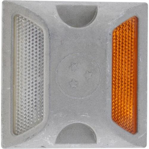 Reflective Road Pavement Marker Pack of 1, Durable Aluminium Reflective Road