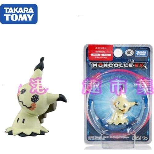 TAKARA TOMY Genuine Pokemon EMC Mimikyu Cute Action Figure Model Toys