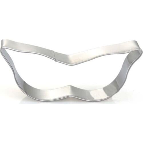 Party Dance Mask Cookie Mold Cookie Cutter Stainless Steel Fondant Cutter Baking Cookie Mold Biscuit Mould Cookie Printing Tools