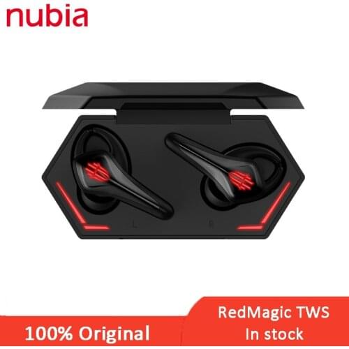 Original Nubia RedMagic TWS Gaming Earphones For Nubia RedMagic 5S 5G Wireless Bluetooth Earbuds Professional E-Sports Headset