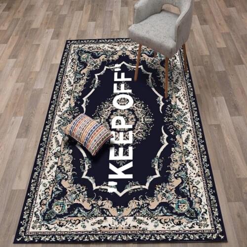 Keep Off Vintage 8 Patterned Rug, Non-Slip Kitchen Rug,Corridor Carpet,Area Rug, modern Carpet, Design Rug,Themed Carpet