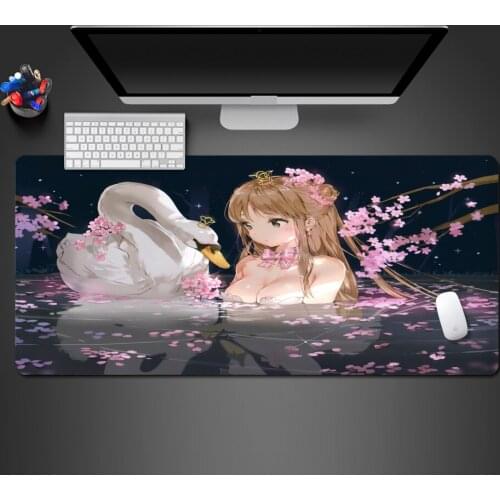 High Quality Natural Rubber Large Size Mouse Pad Hot Popular Cartoon Non-Slip Washable Pad PC Special Large Lock Table Mat