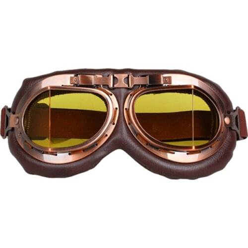 YOLU Ski Snowboard Skate Goggles Cafe Racer Glasses Vintage Motorcycle Motocross Goggles Helmets Glasses for Eyewear Googles