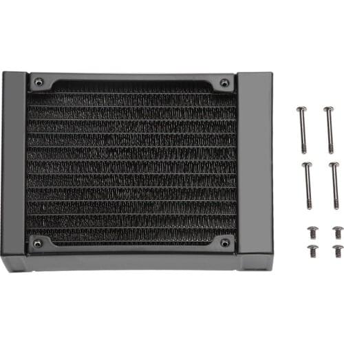 12 Tubes PC Heat Exchanger Fast Heat Dissipation Chip Cooling Water Cooler Tube for PC Computer