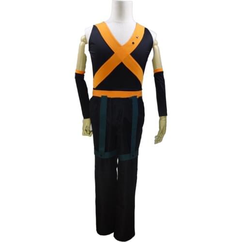 2018 Katsuki Bakugo Hero Battle Uniform Boku no Hero Academia My Hero Academia Cosplay Costume
