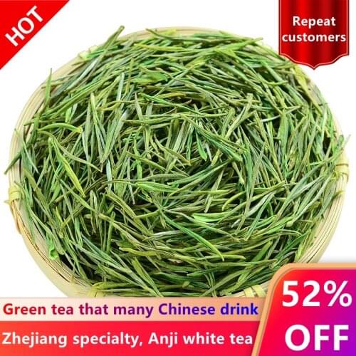 2021 Chinese Tea China Anji Bai cha Green-Tea for Health Care Lose Weight Houseware