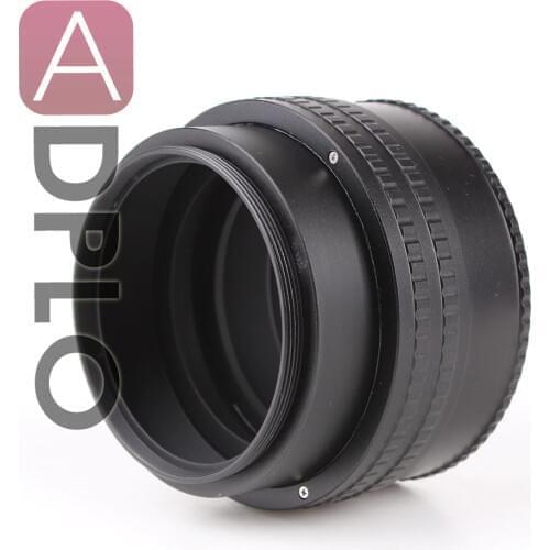 ADPLO 25mm to 55mm M65 to M65 Mount Lens Adjustable Focusing Helicoid Macro Tube Adapter