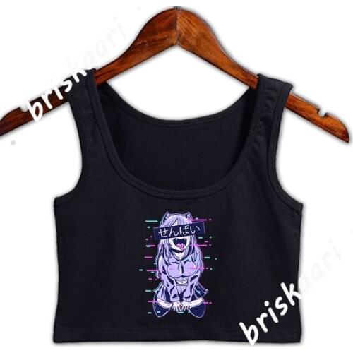 Anime Manga Kawaii Japanese Anime Manga Fans Crop Top Women For Girls Summer Style Fit Top Sexy S-3xl Graphic Novelty Vest