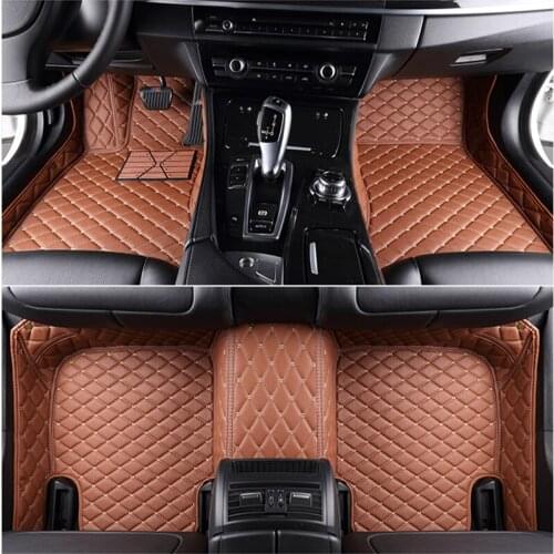 Custom 5 Seat car floor mats for audi all models audi a4 2000-2020 car mats auto accessories