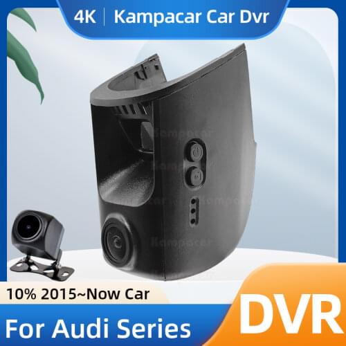 Kampacar AD09-D DashCam for Audi With Light Window TT A3 A4 A4L b8 b9 A5 f5 A6 c7 A7 A8 Q7 Q5 Q3 Sline 1080P Dual Wifi Car Dvr