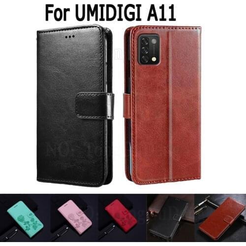 Case For Umidigi A11 A 11 Cover Etui Flip Wallet Stand Leather Book Funda On Umi A11 Case Magnetic Card Phone Shell Hoesje Bag