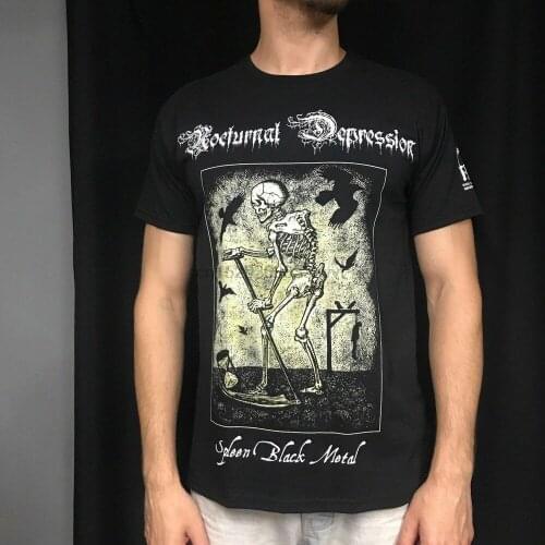 NOCTURNAL DEPRESSION Spleen Black Metal SHIRT Forgotten Tomb Lifelover Thy Light