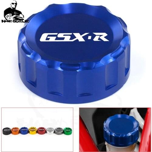GSX-R750 Moto CNC Brake Fluid Cap Master Cylinder Reservoir Cover For Suzuki Gsxr 600 GSX-R 750 GSXR600 GSX R 750 1000