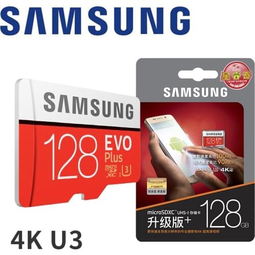 SAMSUNG Memory Card Micro SD 32GB 64GB 128GB 256GB SDHC SDXC Grade EVO+ Class 10 C10 UHS TF SD Cards Trans Flash Microsd