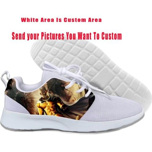 2019 Hot Now One Punch Man Saitama Sensei Japan Anime Euro Shoes Lightweight-Breathable Custom DIY Sports Shoes Leisure Shoes