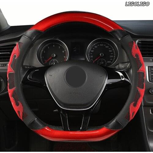 LIGOLIGO Microfiber Leather Car Steering Wheel Cover For Lexus is250 rx300 rx330 rx 350 gx470 nx rx ct200h gs300 gs