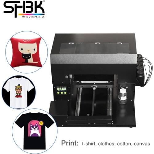 Multifunction LED Flatbed UV Printer A3 with Ink Automatic DTG Print Phone Case Wood Photo Tshirt Printing Machine
