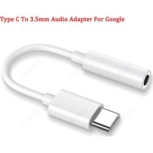 New For Google Pixel 5 4 4XL 3 2 Earphone Jack Adapter Type-C To 3.5mm DAC Headphone Converter Cable For Google Pixel 3XL 2XL 3