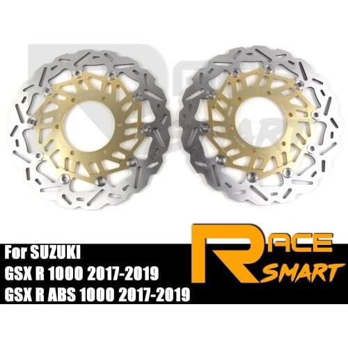 Motorcycle CNC Front Brake Disks Discs Brake Rotors For SUZUKI GSXR 1000 17-19 GSX R 1000 ABS 2017-2019 GSXR1000 ABS GSX-R 2018