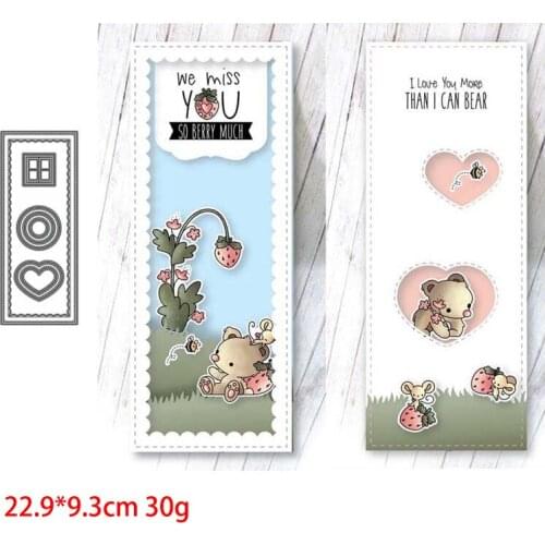 Rectangular Border Metal Cutting Dies Stencils for DIY Scrapbooking Photo Album Decorative Embossing DIY Paper Cards