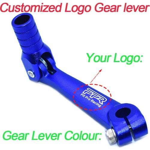 Customized Logo Gear Shift Lever Gear Shift Lever Fit For Kayo T2 T4 T4L ATV Dirt Bike Pit Bikes Gear Lever Pit Pro Racing