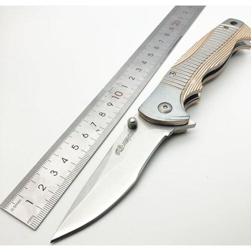 SR SR535A SR536A Folding Knife 3CR13 Blade Aluminum Handle Camping Hunting Survival Knives Pocket Outdoor Knife EDC Pocket Tool
