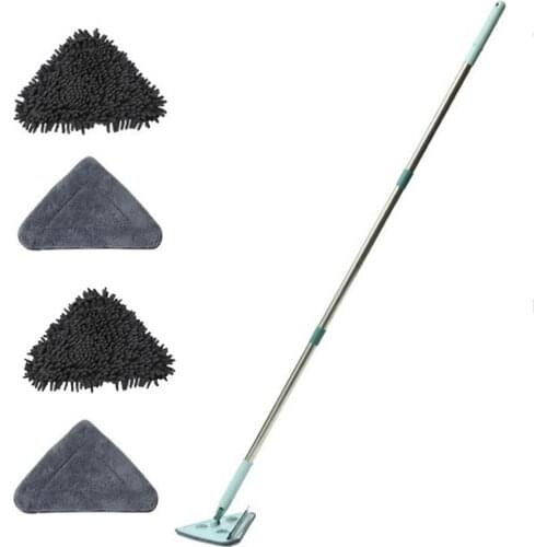 Triangular Clean Mop Rotating Mop with Refills for Car Home Triangular Clean Mop Rotating Mop with Refills for Car Home